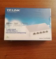 Лот: 17165592. Фото: 3. Коммутатор TP-Link TL-SF1005D. Компьютеры, оргтехника, канцтовары