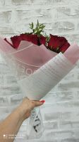 Лот: 4866886. Фото: 3. Букет из 15 красных роз!!!. Сувениры, подарки