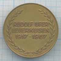 Лот: 21587348. Фото: 2. Германия медаль Rudolf Ufer Leverkusen... Значки, медали, жетоны