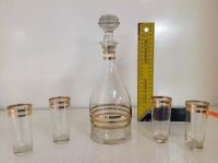 Лот: 6147465. Фото: 2. Графин + стопочки №6. Антиквариат