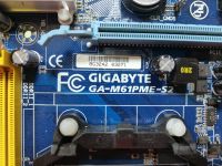 Лот: 24862348. Фото: 2. Мат. плата Gigabyte/GA-M61PME-S2... Комплектующие
