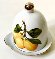 Лот: 4010357. Фото: 12. 🍋 Лимонница фарфоровая с вилочкой...