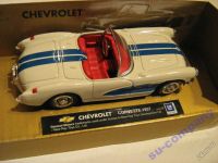 Лот: 5846390. Фото: 2. Chevrolet Corvette 1957 белый-синий... Моделизм