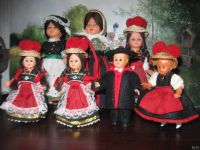 Лот: 13547923. Фото: 2. Винтажные куклы в немецких национальных... Игрушки