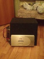 Лот: 8722845. Фото: 2. Сабвуфер Hertz ES300D+усилитель... Автозвук