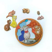 Лот: 15985597. Фото: 5. Головоломка "Котики". Есть безналичный...