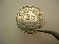 Лот: 7179005. Фото: 3. Белиз 1989г 25центов. Коллекционирование, моделизм