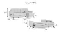 Лот: 24307650. Фото: 7. Угловой диван Amani PRO с анатомическим...