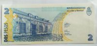 Лот: 20946103. Фото: 2. Аргентина 2 песо 2002 ПРЕСС. Банкноты