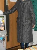 Лот: 7422812. Фото: 3. Теплое пальто из плащевки 44-46. Одежда, обувь, галантерея