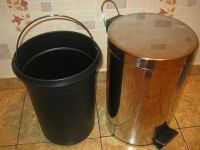 Лот: 3226112. Фото: 4. Новое ведро для мусора,хромированное... Красноярск