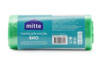 Лот: 23677079. Фото: 2. Пакеты для мусора MITTE Био. Хозтовары
