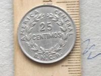 Лот: 16215869. Фото: 4. Монета 25 сентимо Коста-Рика 1948... Красноярск