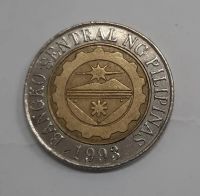 Лот: 21181174. Фото: 2. Монета Филиппины 10 писо 2001г. Монеты