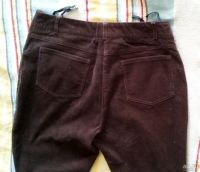 Лот: 9304524. Фото: 3. Новые вельветовые брюки, с высокой... Одежда, обувь, галантерея