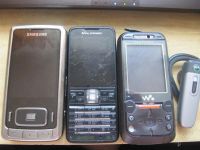 Лот: 1886032. Фото: 2. Четыре телефона + Bluetooth гарнитура... Смартфоны, связь, навигация