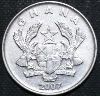 Лот: 11046697. Фото: 2. Экзотика с рубля (11123) Гана. Монеты