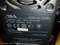 Лот: 24341921. Фото: 2. музыкальный центр AIWA CX-BK1. Аудиотехника