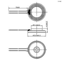 Лот: 12287175. Фото: 2. Динамик круглый, d23мм, 8ом, 2вт... Радиодетали  (электронные компоненты)