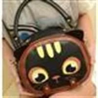 Лот: 3402938. Фото: 3. Сумка-боулинг с принтом мордочки... Одежда, обувь, галантерея