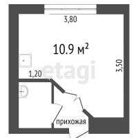 Лот: 23245989. Фото: 20. Продам 1-комн. кв. 17 кв.м. Красноярск...