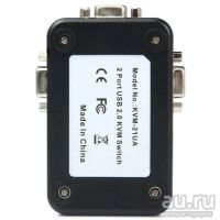 Лот: 13824916. Фото: 6. Model: KVM-21UA. USB 2.0 KVM Switch...