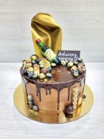 Лот: 7845952. Фото: 2. Торт с подтеками. Кондитерские изделия, конфеты