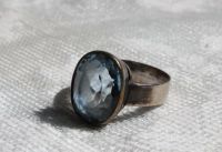 Лот: 21589162. Фото: 4. Волынский аквамарин в серебряном...