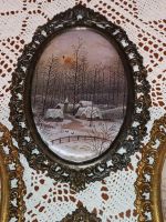 Лот: 17272376. Фото: 5. Винтажные картины на шёлке комплект...