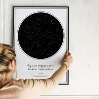 Лот: 18055014. Фото: 4. Интерьерная картина «Карта звездного... Красноярск