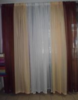 Лот: 4351395. Фото: 2. Комплект штор из вуали. Домашний текстиль