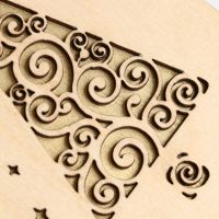 Лот: 21339227. Фото: 2. Ящик деревянный с Елкой 15х9,5х5... Сувениры, подарки
