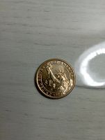 Лот: 19809105. Фото: 2. 1 доллар 10 й президент США Джон... Монеты