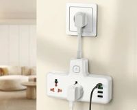 Лот: 25201721. Фото: 2. Сет удлинитель Hoco AC11A, 3 USB... Комплектующие
