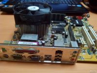Лот: 9103690. Фото: 3. p5rd1-vm + celeron 2.9 + 1Gb DDR1... Компьютеры, оргтехника, канцтовары