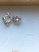 Лот: 8702138. Фото: 6. Серьги золотые. Серьги с бриллиантами...