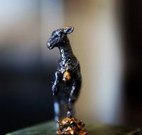 Лот: 25518247. Фото: 5. Статуэтка "Коза с колокольчиком...