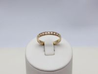 Лот: 12321411. Фото: 2. ЗОЛОТОЕ КОЛЬЦО С БРИЛЛИАНТАМИ... Ювелирные изделия, бижутерия, часы