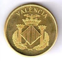 Лот: 14812306. Фото: 2. Испания жетон медаль Валенсия... Значки, медали, жетоны