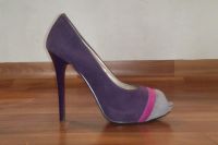 Лот: 4218723. Фото: 3. Туфли фиолетовые р.37. Одежда, обувь, галантерея