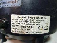 Лот: 15640358. Фото: 3. Блендер Hamilton HBB908. Бытовая техника