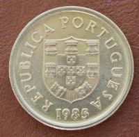 Лот: 11580499. Фото: 2. Португалия 1 эскудо . 1985 г . Монеты