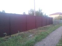 Лот: 9217638. Фото: 14. Забор, Забор из профлиста, Установка...