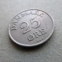 Лот: 20869332. Фото: 2. Монета 25 эре оре эри ере Дания... Монеты