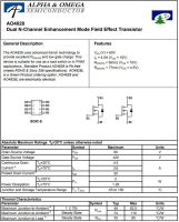 Лот: 12477406. Фото: 2. транзистор FET AO4828, 60V, 4... Радиодетали  (электронные компоненты)