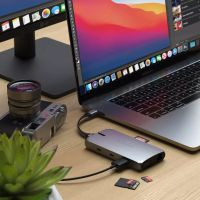 Лот: 21763557. Фото: 6. USB-хаб Satechi USB-C On-the-Go...