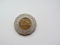 Лот: 13968339. Фото: 2. Хорватия 25 кун 2000 " Миллениум... Монеты