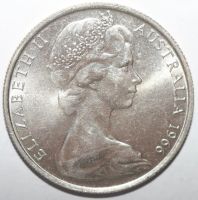 Лот: 11674157. Фото: 2. 50 центов 1966 год. Австралия. Монеты
