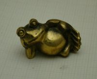Лот: 15666912. Фото: 3. Фигурка литая Лягушка (N191). Коллекционирование, моделизм