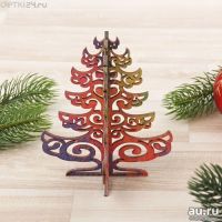 Лот: 12244607. Фото: 2. 🎄 Сувенир новогодний "Ель" цветная... Новый год!